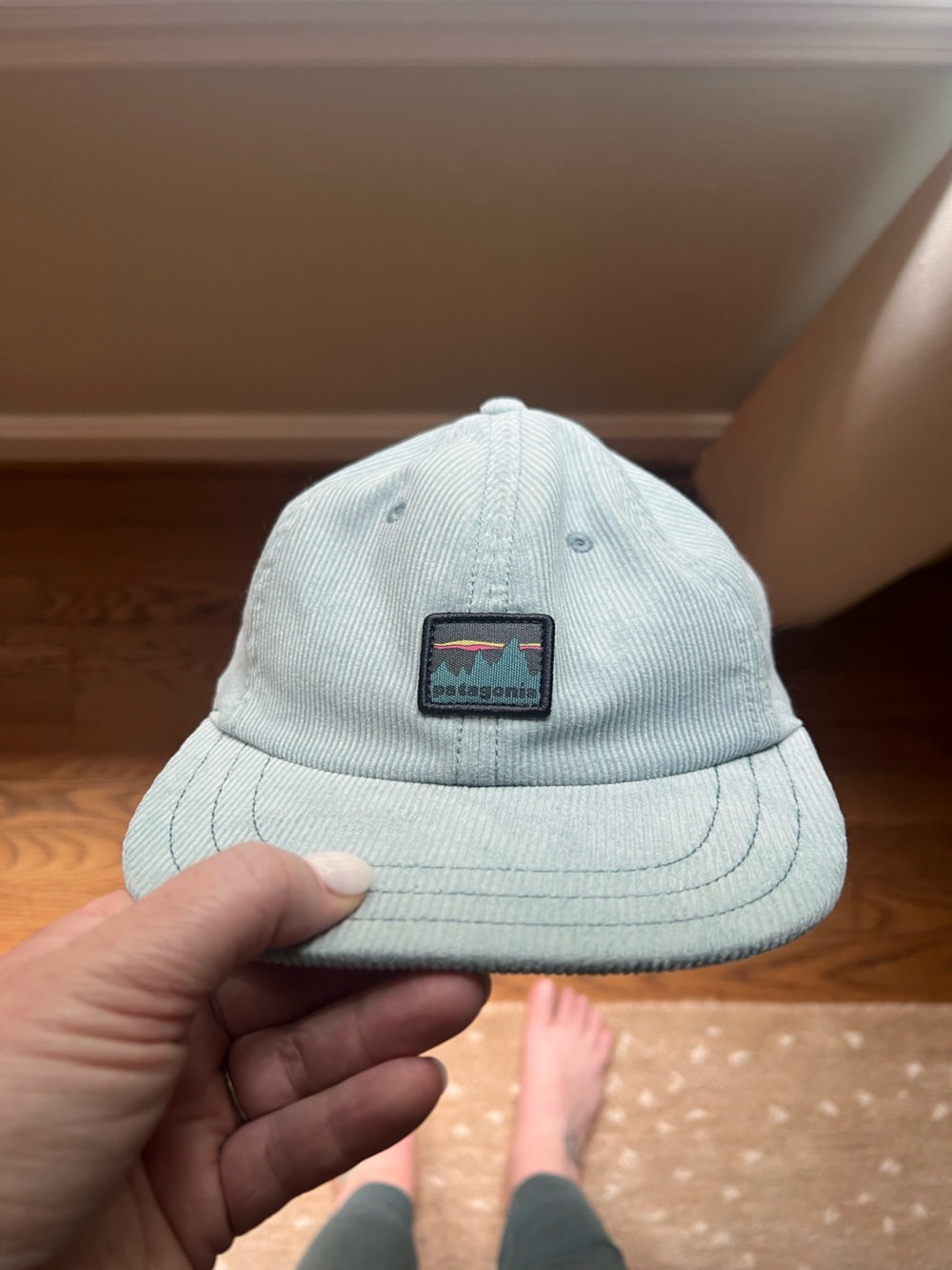 Patagonia corduroy cap - Thermal Blue